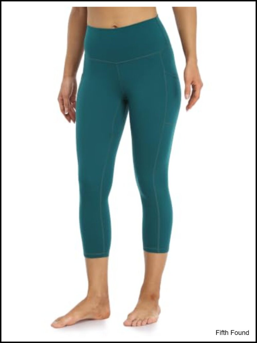 Buttery Soft Capri Leggings with Pockets High Rise Yoga Pull On